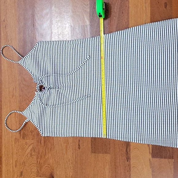 NWOT Navy Striped Adjustable Straps Sundress - Picture 8 of 11